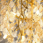 Cdyllic Glass Leaves Chandelier