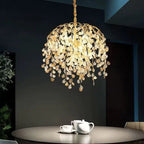 Cdyllic Glass Leaves Chandelier