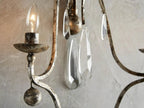 Equinox Crystal 2 Lights Wall Sconce