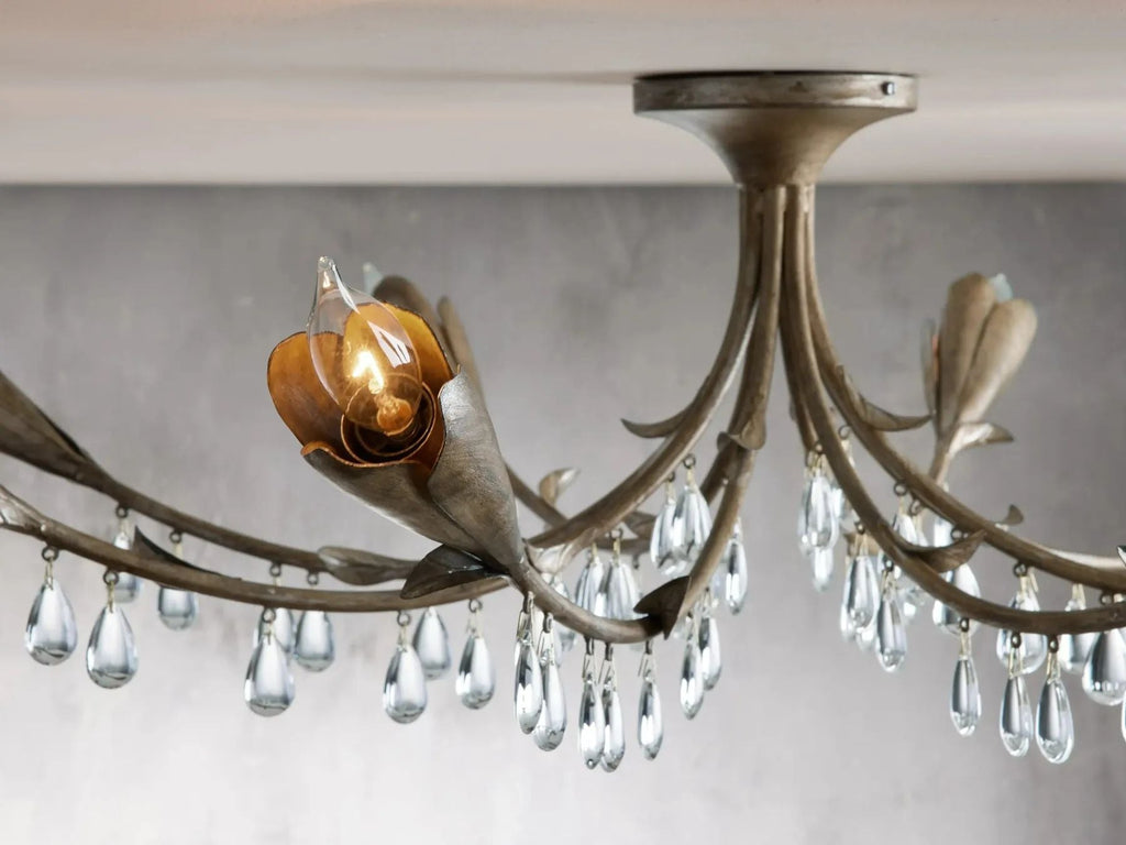 Kalie Crystal Flushmount Ceiling light