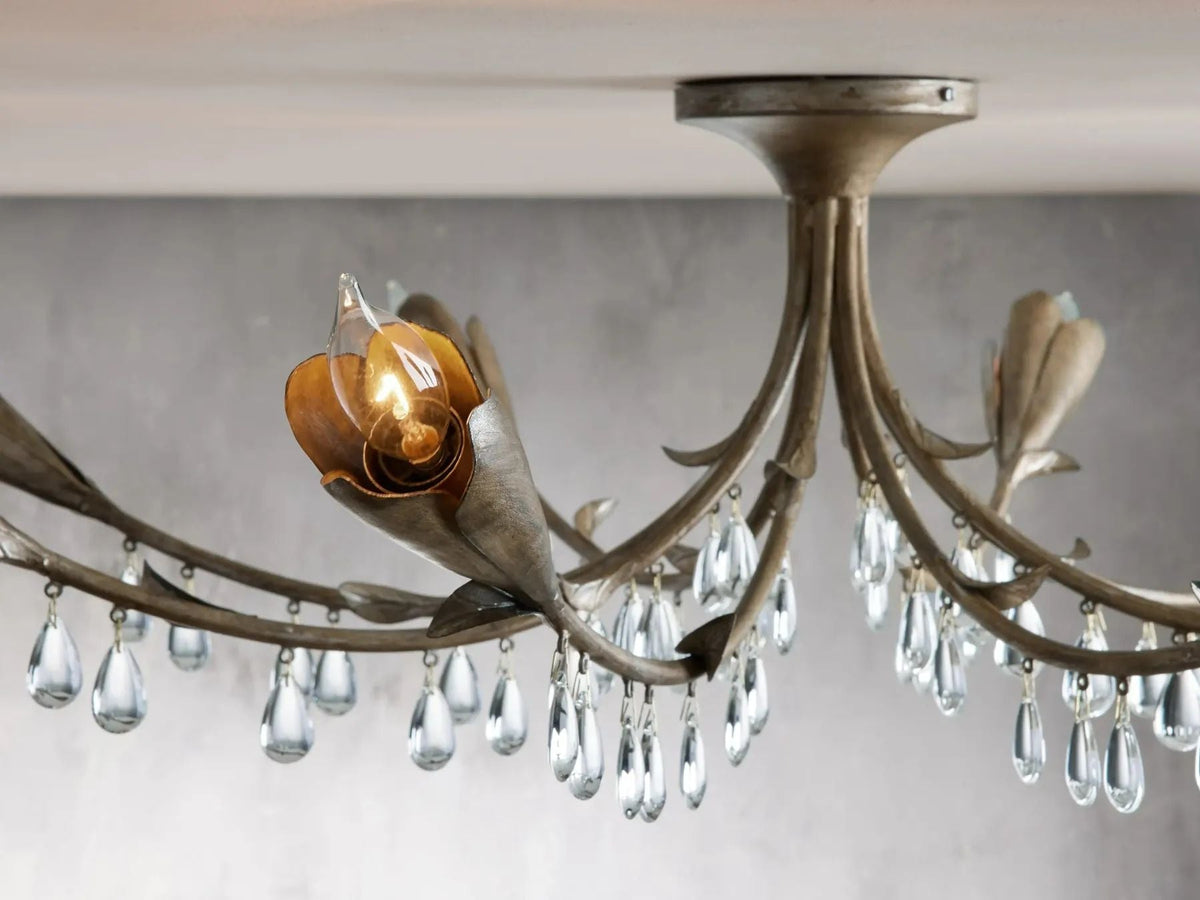Kalie Crystal Flushmount Ceiling light
