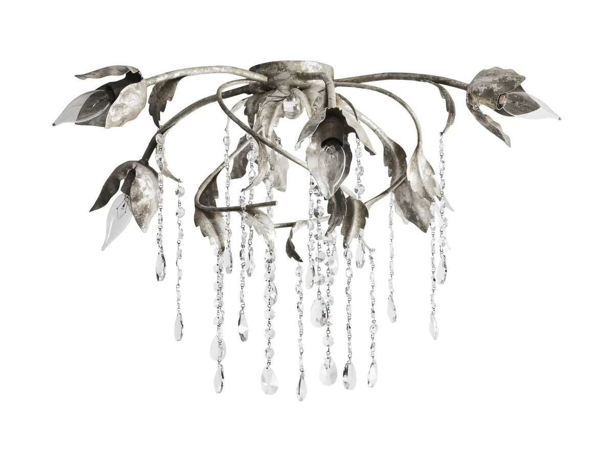 Equinox Crystal Flushmount Ceiling Light