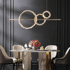 Savoy Crystal Cluster Kitchen Island Chandelier