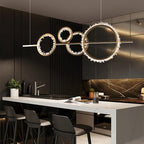 Savoy Crystal Cluster Kitchen Island Chandelier