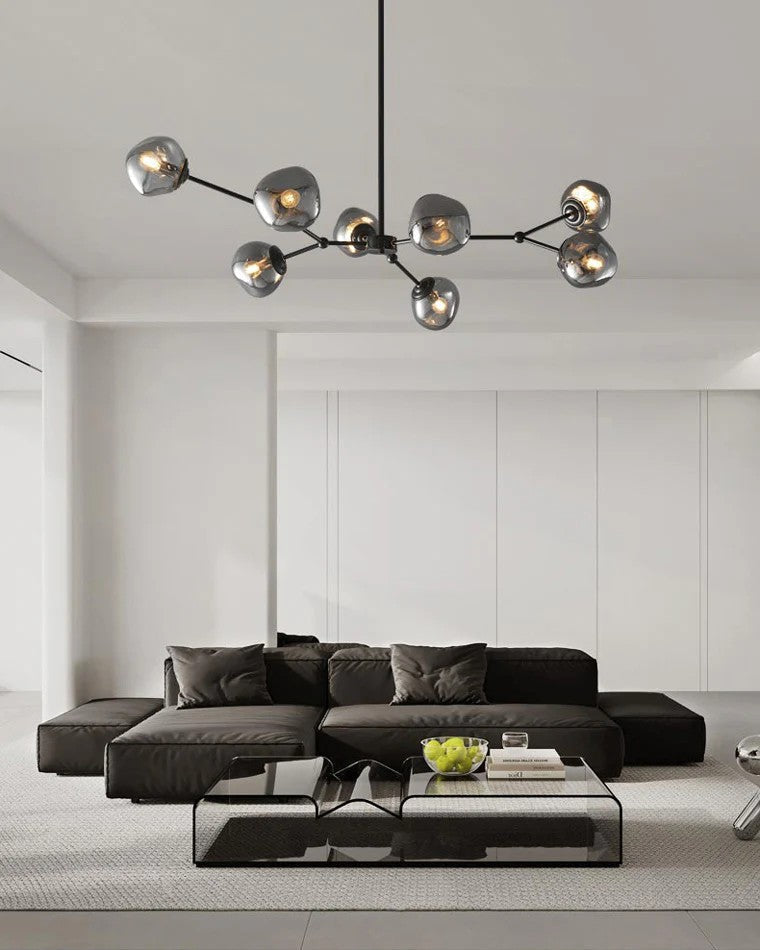 Satin Glass Chandelier