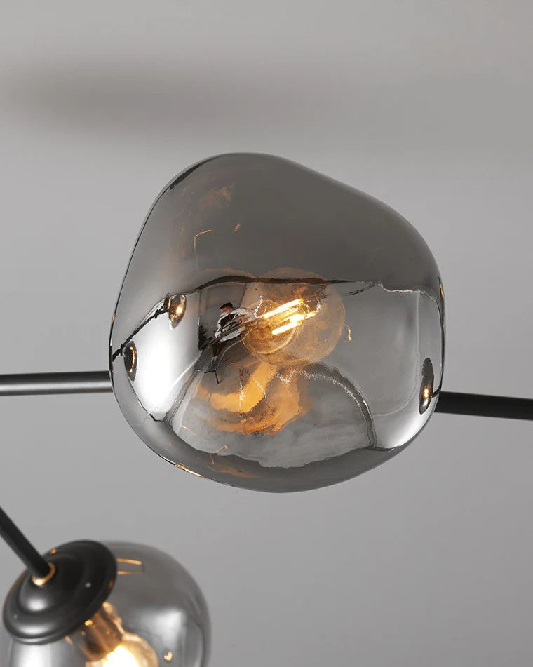 Satin Glass Chandelier