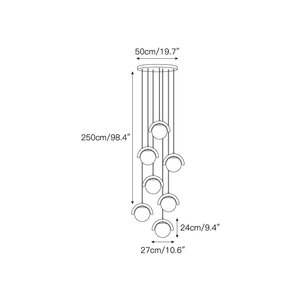 Lenox Globe Cluster Chandelier