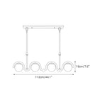 Lenox Linear Alabaster Chandelier