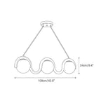 Lenox Linear Ball Pendant Lamp