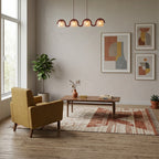 Lenox Linear Glass Chandelier