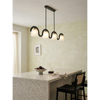 Lenox Linear Glass Chandelier