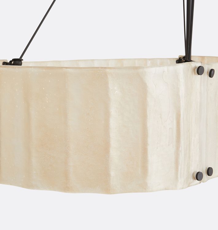 Manor Glass Linear Chandelier 48''
