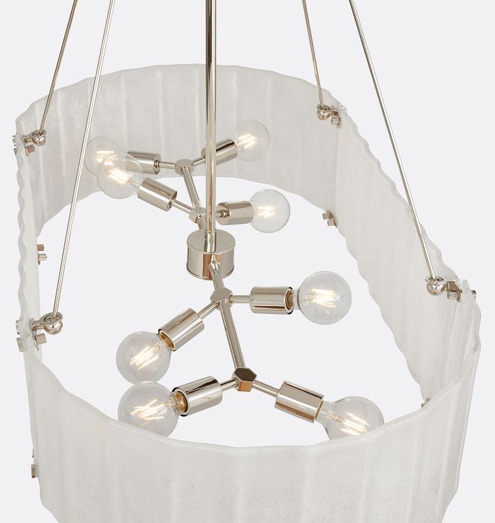 Manor Glass Linear Chandelier 48''