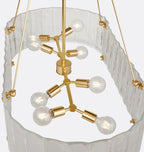 Manor Glass Linear Chandelier 48''