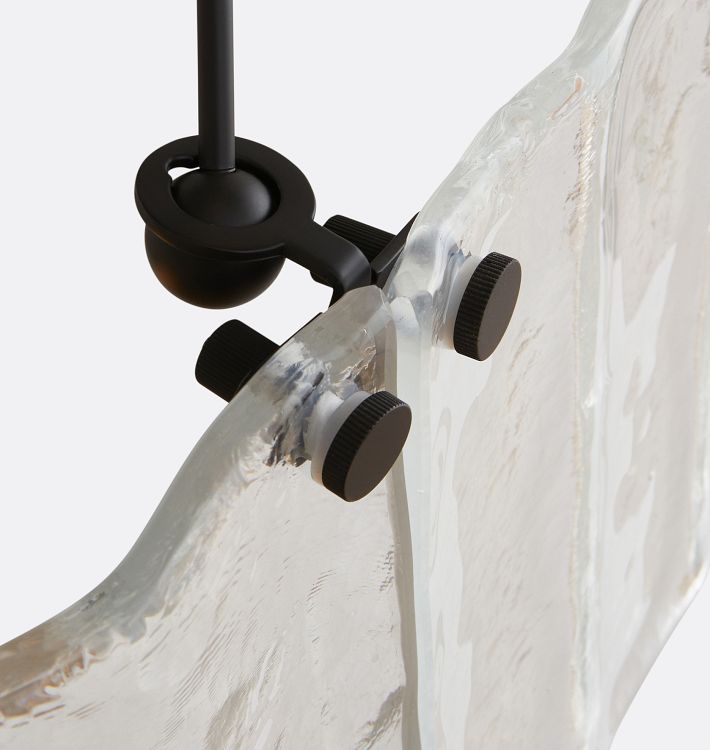 Manor Glass Linear Chandelier 60''