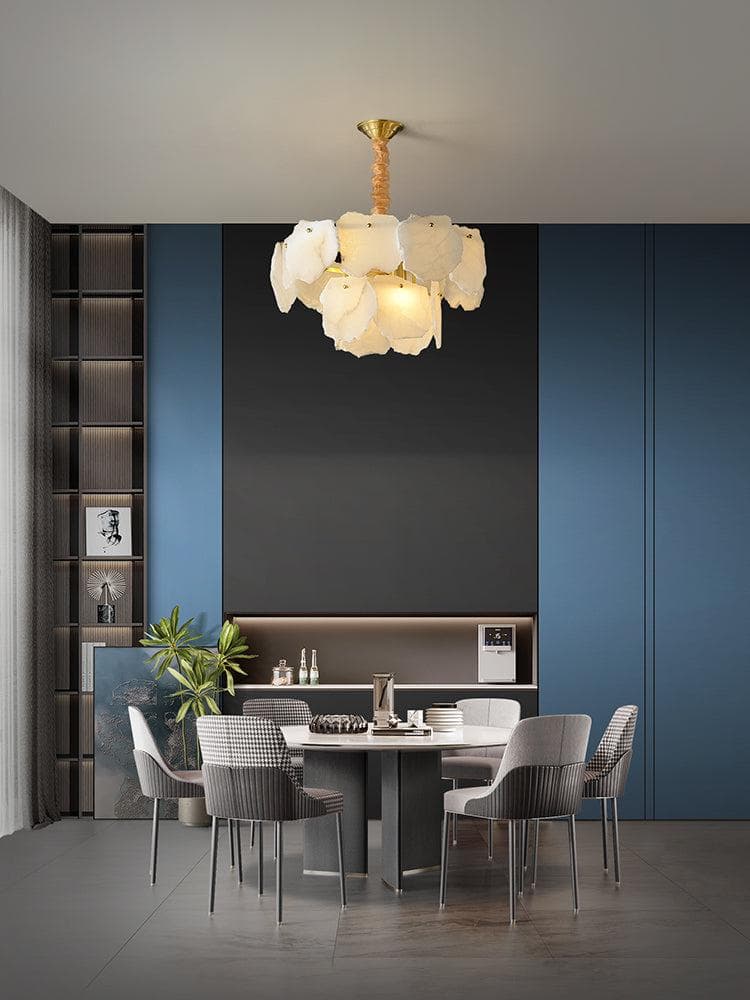Alabaster Moira ModernMulti-Layer Chandelier