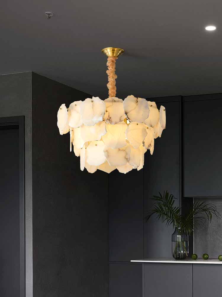 Alabaster Moira ModernMulti-Layer Chandelier