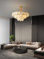 Alabaster Moira ModernMulti-Layer Chandelier