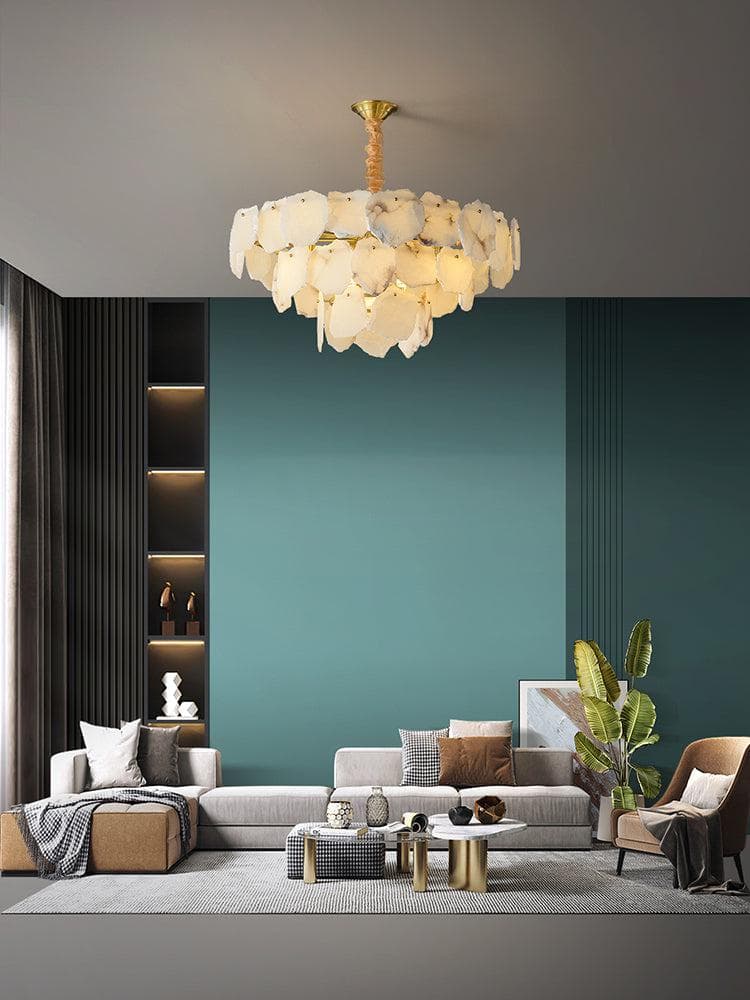 Alabaster Moira ModernMulti-Layer Chandelier