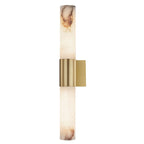 Orion Minimalist Alabaster Wall Sconce