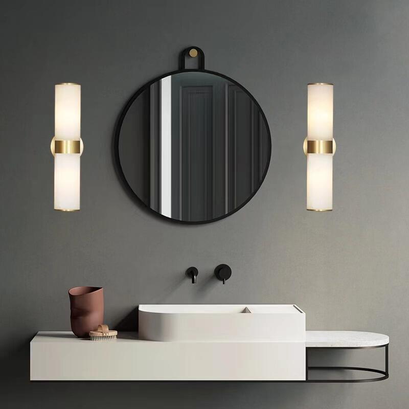 Orion Sutton Linear Alabaster Wall Sconce