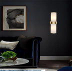 Orion Sutton Linear Alabaster Wall Sconce