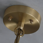 Orion Alabaster Multi-Layer Round Chandelier D31"