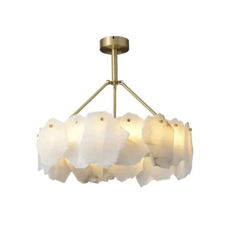 Noes Alabaster Round Chandelier