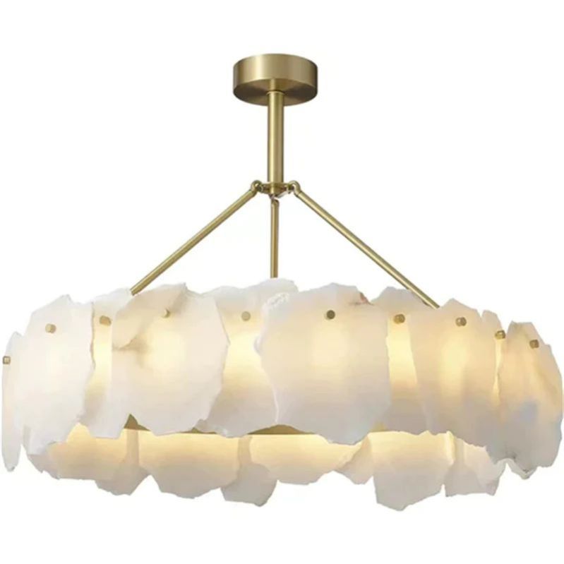 Noes Alabaster Round Chandelier