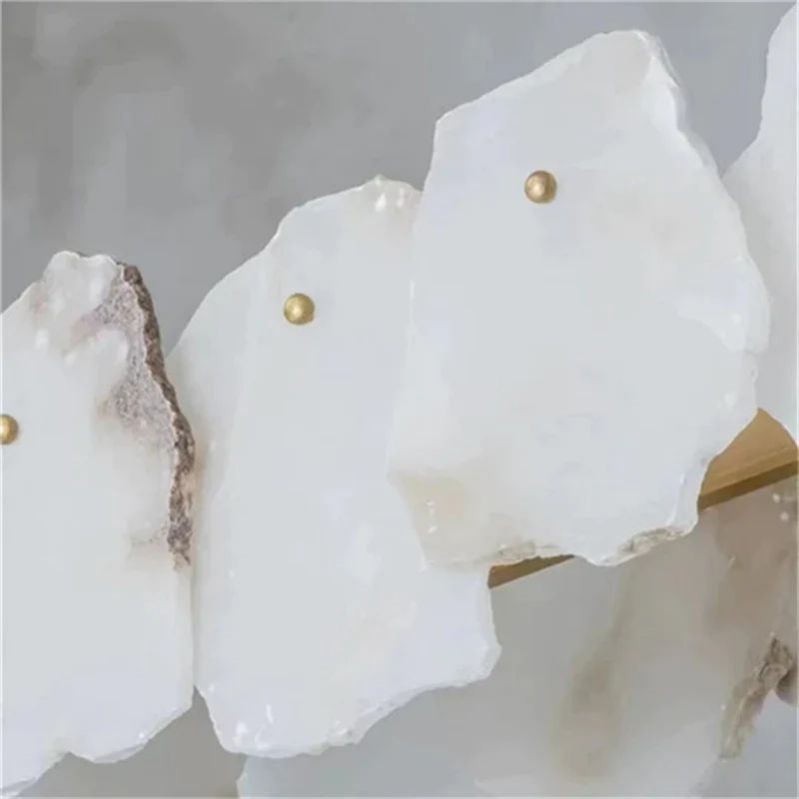 Noes Alabaster Round Chandelier