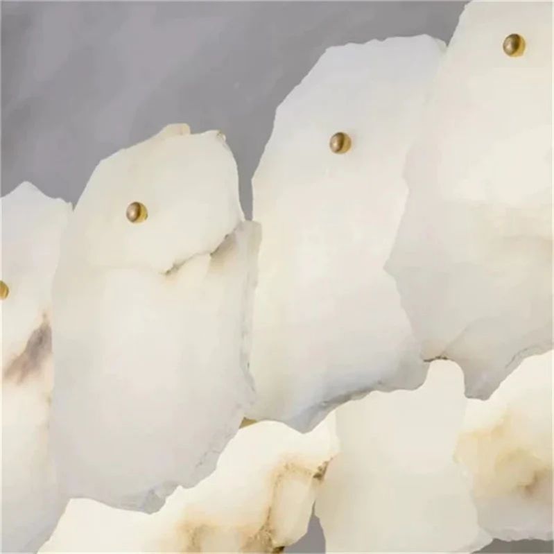 Noes Alabaster Round Chandelier