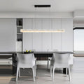 Moonlit Alabaster Kitchen Island Chandelier 60"