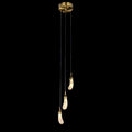 Savoy Contemporary Rock Crystal Eggplant Chandelier