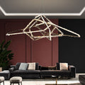 Savoy Irregular Modern Rock Crystal Chandelier