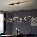 Savoy Modern Crystal 5 Rings Chandelier