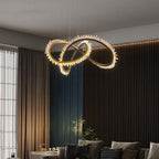 Savoy Modern Rock Crystal Chandelier