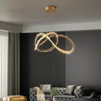Savoy Modern Rock Crystal Chandelier