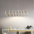 Savoy Modern Spiral Crystal Chandelier