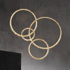 Savoy Rock Crystal Ring Chandelier