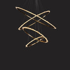 Savoy Rock Crystal Ring Chandelier