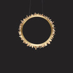 Savoy Rock Crystal Ring Chandelier