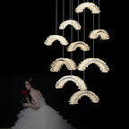 Savoy Staircase Crystal Chandelier