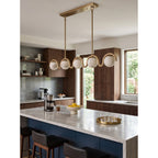 Lenox Linear Alabaster Chandelier