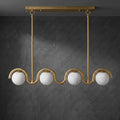 Lenox Linear Alabaster Chandelier