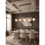 Lenox Linear Alabaster Chandelier
