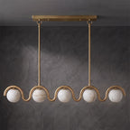 Lenox Linear Alabaster Chandelier