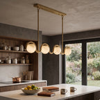 Lenox Linear Alabaster Chandelier