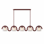Lenox Linear Glass Chandelier