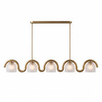 Lenox Linear Glass Chandelier