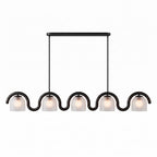 Lenox Linear Glass Chandelier